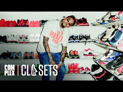 Chris Brown Shows Off The Most Insane Sneaker Collection We've Ever Seen On Complex Closets
