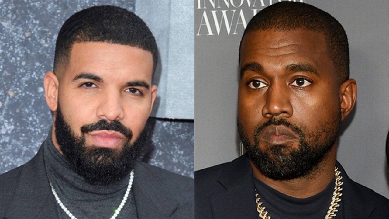 Capa Kanye West e Drake