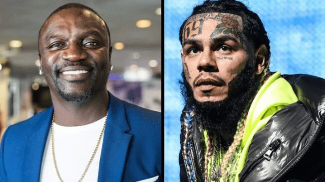 Capa Akon e 6ix9ine
