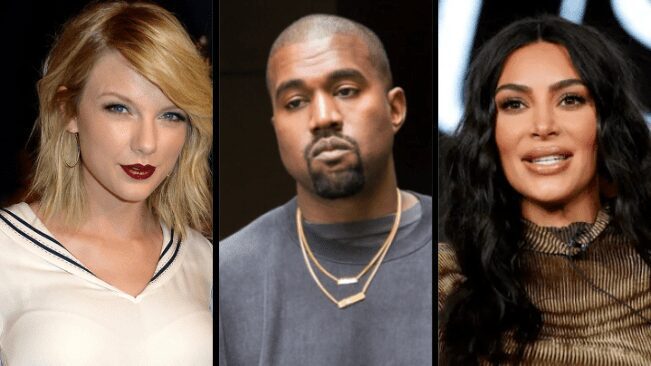 Capa Taylor Swift, Kanye West e Kim Kardashian