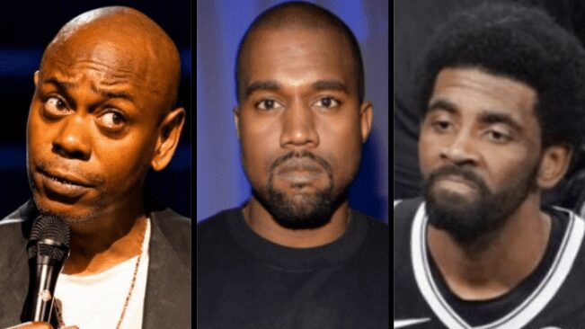 Capa Dave Chappelle, Kanye West e Kyrie Irving