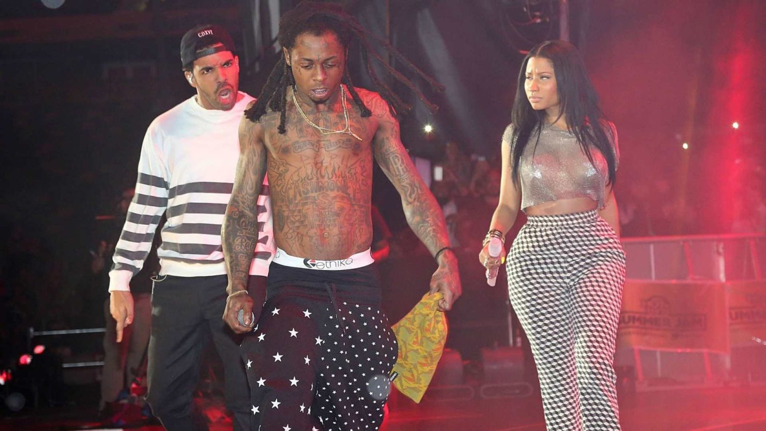 Capa Lil Wayne, Drake e Nicki Minaj